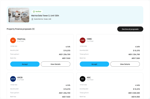 Compare live rates side by side.